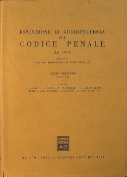 Esposizione di giurisprudenza sul codice penale dal 1964