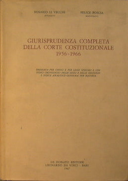 Jurisprudencia completa del Tribunal Constitucional 1956-1966