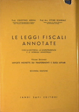 Le leggi fiscali annotate (vol II)