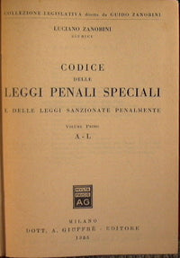 Codice delle leggi penali speciali