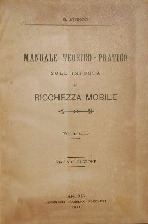 Theoretical and practical manual on movable wealth tax