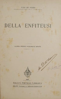 Della Enfiteusi