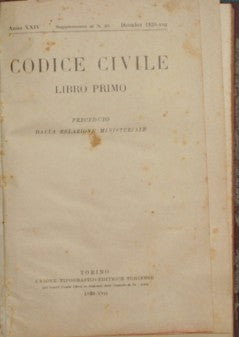 Código Civil. Libro I