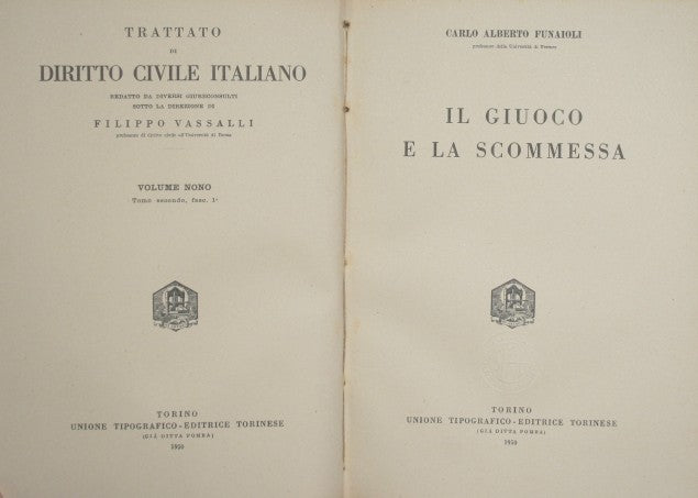 Il giuoco e la scommessa