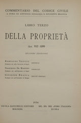 Commentario del Codice Civile. Libro III - Della proprietà (Art. 957-1026)