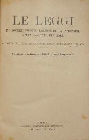 Le leggi e i decreti secondo l'ordine della inserzione nella gazzetta ufficiale. Anno 1954