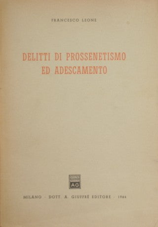 Delitti di prossenetismo ed adescamento
