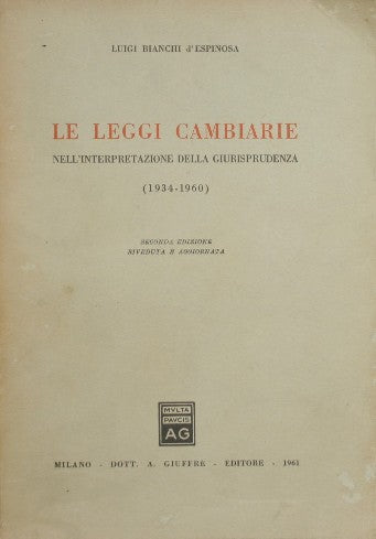 Le leggi cambiarie