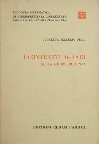 Agricultural contracts in jurisprudence