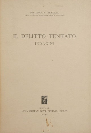 Il delitto tentato