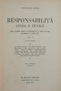 Civil and criminal liability in the field of property and public and private works