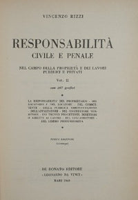 Civil and criminal liability in the field of property and public and private works