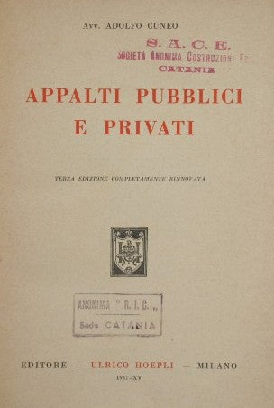 Appalti pubblici e privati