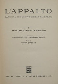 L'appalto. Rassegna di giurisprudenza commentata