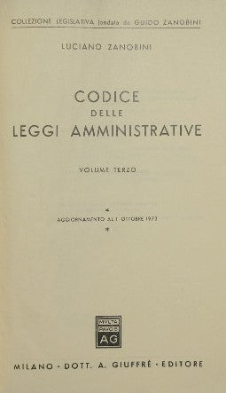 Code of administrative laws