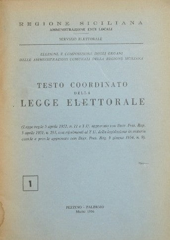 Texto coordinado de la ley electoral