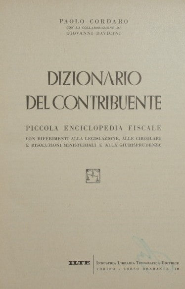 Diccionario del contribuyente