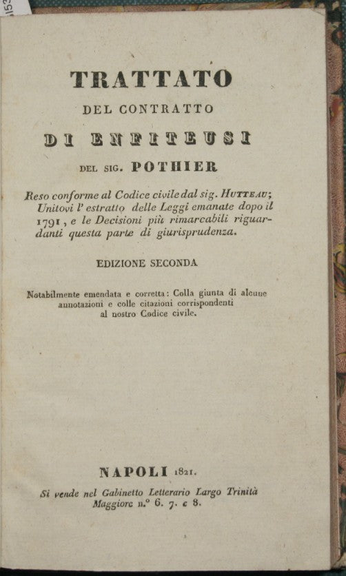 Trattato del contratto di enfiteusi