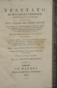 Tratado de procedimiento penal, correccional y policial.
