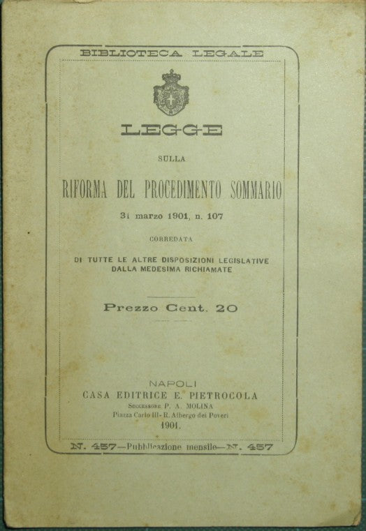 Legge sulla riforma del procedimento sommario