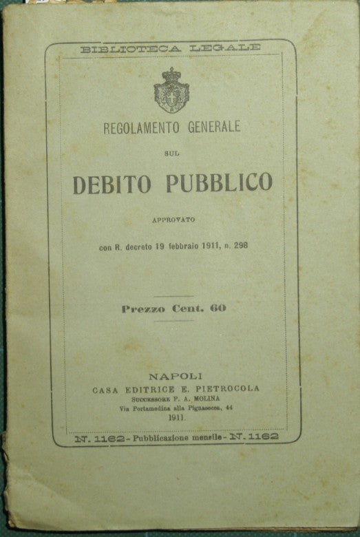 Regolamento generale sul debito pubblico