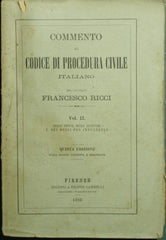 Commento al codice di procedura civile italiano. Vol. II