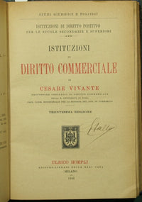 Istituzioni di diritto civile; Istituzioni di diritto commerciale