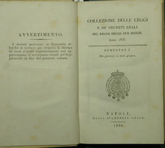 Collezione delle leggi e de' decreti reali del Regno delle Due Sicilie. Anno 1836