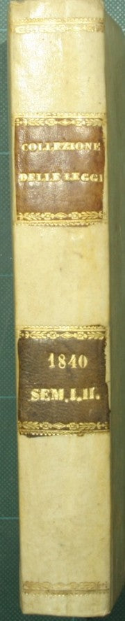 Colección de leyes y reales decretos del Reino de las Dos Sicilias. Año 1840