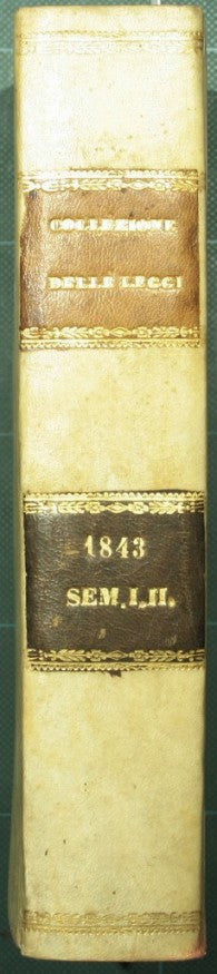 Collezione delle leggi e de' decreti reali del Regno delle Due Sicilie. Anno 1843