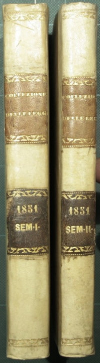 Collezione delle leggi e de' decreti reali del Regno delle Due Sicilie. Anno 1851