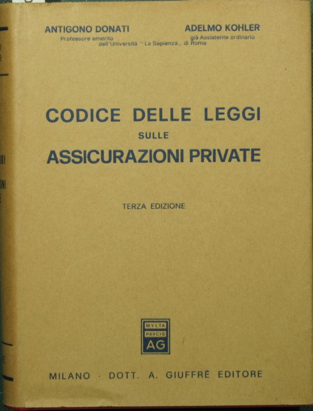 Codice delle leggi sulle assicurazioni private