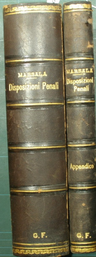 Manual de disposiciones penales + Apéndice