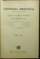 La giurisprudenza amministrativa. Anno I - 1911