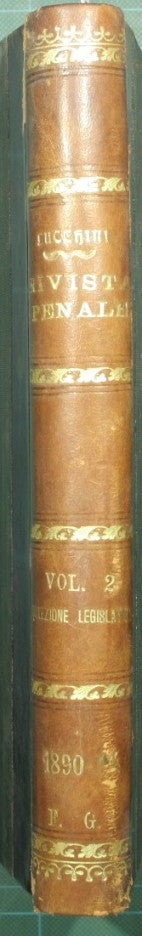 Collezione legislativa della Rivista penale. Vol. II