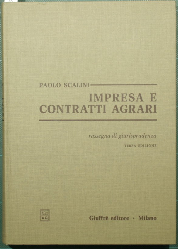 Impresa e contratti agrari