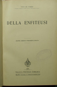 Della enfiteusi