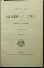 Manuale della procedura civile. Vol. I