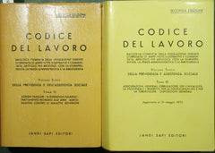 Codice del lavoro. Vol. III - Tomo II e III