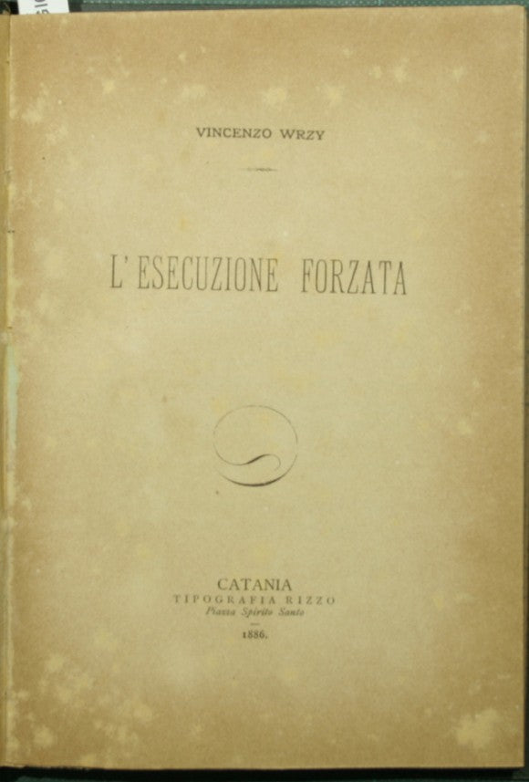 L'esecuzione forzata