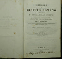 Manuale di diritto romano contenente la teoria delle istitute