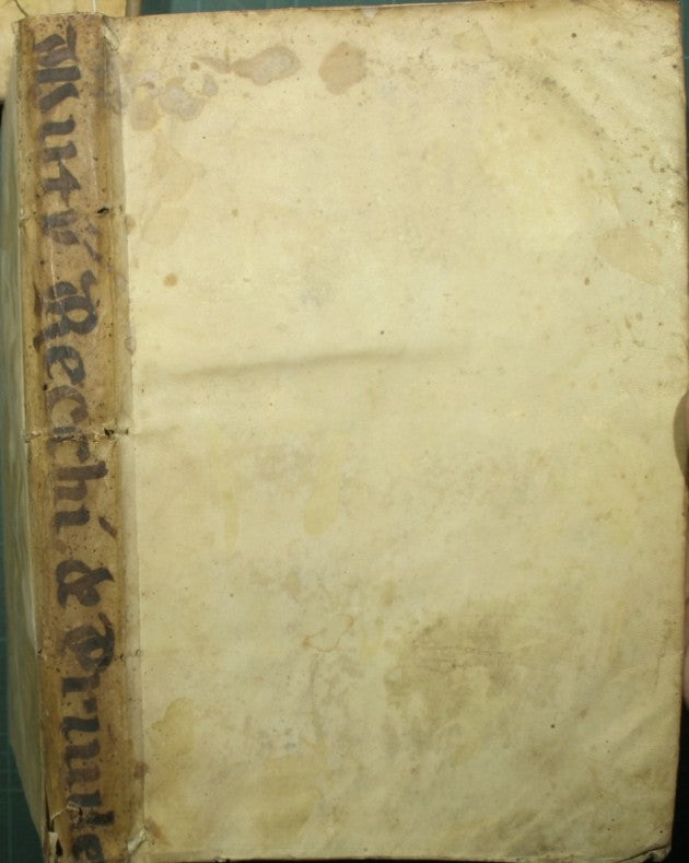 Mutii Recchi IC viri patritii Superprivilegio concedido a Ioanna II Sacro Doctorum Collegio Civit. Marea muerta. Glossa singularis septem en SS dividida