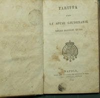 Tariffa per le spese giudiziarie nelle materie civili
