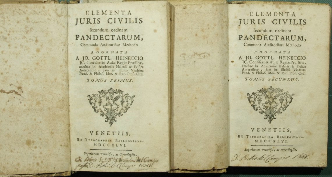 Elementa juris civilis secundum ordinem pandectarum
