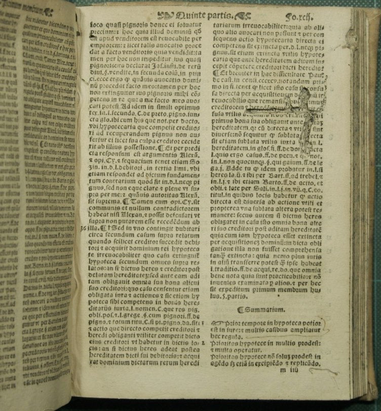 De pig. & hypo. Tractatus perutilis de pignoribus et hypotecis per egregium vtriusque censure professorem dominum Antonium Negusantij de fano nuperrime lucidatus
