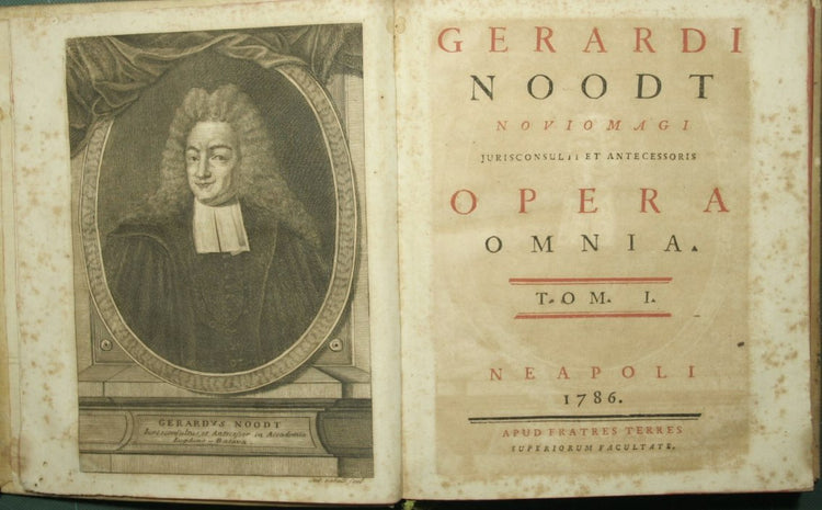 Gerardi Noodt noviomagi jurisconsulti et antecessoris Opera Omnia (Tom. I/IV)