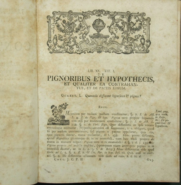 Samuelis de Cocceii [...] Jus controversia civil, ubi illustriores juris controversiae