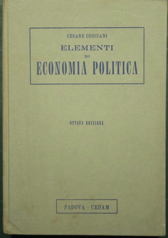 Elements of political economy