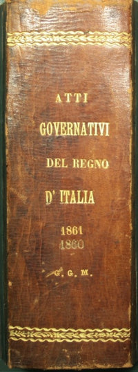 Documentos gubernamentales de las provincias napolitanas. 1861