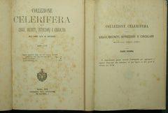 Collezione celerifera delle leggi, decreti, istruzioni e circolari dell'anno 1878 ed anteriori. Anno LVII